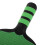 2Pcs Plastic Pingpong Paddle Set Green for Beginner Practice and Play 9