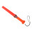 5Pcs Orange Plastic Safety Wands with LED Light Portable for Party Use 3
