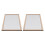 4Pcs Durable Beige Wood Screen for Paper Making DIY Craft Frame 1