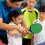 2Pcs Plastic Pingpong Paddle Set Green for Beginner Practice and Play 7