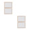 4Pcs Durable Beige Wood Screen for Paper Making DIY Craft Frame 8