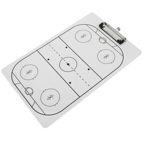 3Pcs Durable White PVC Basketball Coaching Clipboard for 1