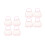 8 Pcs Kids Diy Plastic Storage Boxes For Girls 7