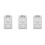 3Pcs Durable White PVC Basketball Coaching Clipboard for 9
