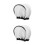 2Pcs Soft White Fabric Flashgun Diffuser Cap for Photography Light 4