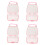 8 Pcs Kids Diy Plastic Storage Boxes For Girls 2