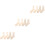 12 Pcs Crochet Sock Diy Wooden Sock Stocking Display 7