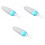 3 Pcs Baby Squeezing Feeding Bottle Silicone Spoon For Infant Cereal 3