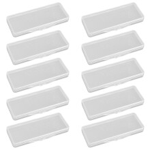 10Pcs Transparent Plastic Dental Floss Box Toothpick Holder for Home
