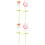 4 Pcs Knitted Artificial Bunny Doll With Crochet Flower Stem 7
