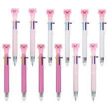 12pcs colored ballpoint pens for students school supplies