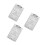 3Pcs Durable White PVC Basketball Coaching Clipboard for 10