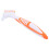 5Pcs Orange Turtle Shell Cleaning Brush Double-Sided Plastic Bristles 2