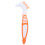 5Pcs Orange Turtle Shell Cleaning Brush Double-Sided Plastic Bristles 3