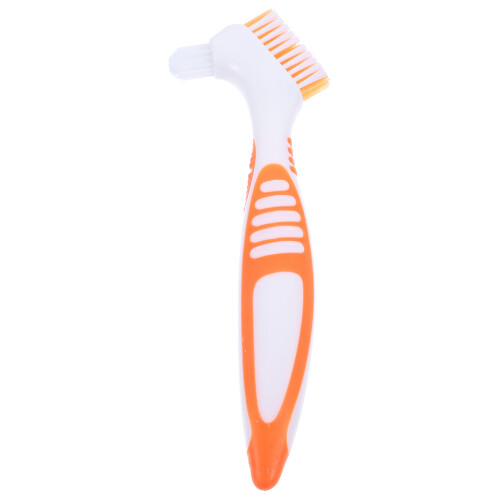 5Pcs Orange Turtle Shell Cleaning Brush Double-Sided Plastic Bristles 2