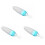 3 Pcs Baby Squeezing Feeding Bottle Silicone Spoon For Infant Cereal 2
