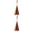2Pcs Light Brown Durable Pet Bite Cloth Dog Training Toy for Chewing 5