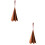 2Pcs Light Brown Durable Pet Bite Cloth Dog Training Toy for Chewing 6
