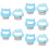 10Pcs Multi-Function Blue Pet Hair Combs Durable Grooming Brushes 8