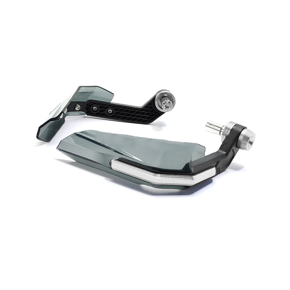High Strength Motorcycle Handguard, Impact Resistant For 18-21Mm Handlebar Silver 4901381017457