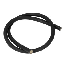 Natural Latex Tube 14mmx1m for Speargun, Soft Black
