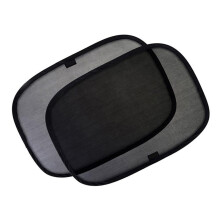 Car Window Sunshade For Baby Dual Layer Design Side Window Screens UV Protection Glare Shield With Static Cling Technology Durable Materials Clear