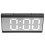 Modern Digital Alarm Clock With Dimmable LED Display Repeating Snooze Function Date Display Work Rest Mode And Battery Backup For Home Office Or Bedro 8