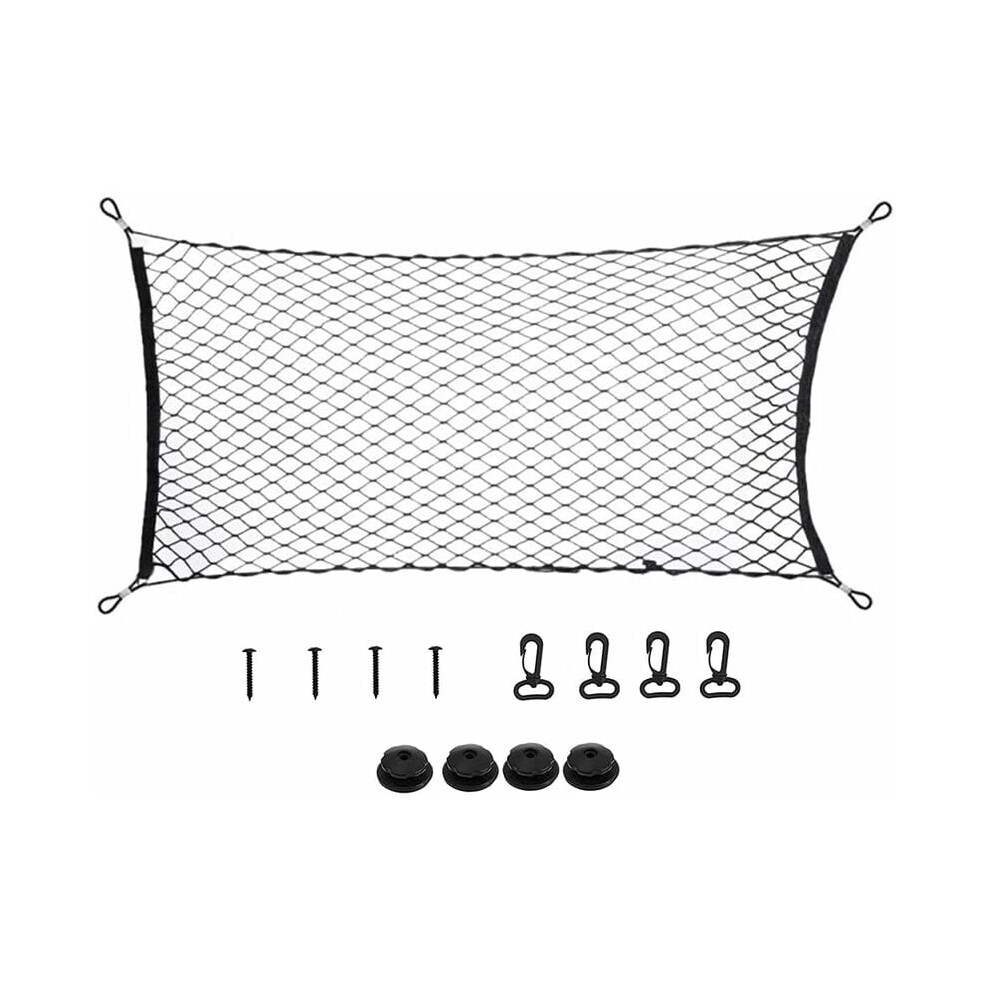 Cargo Management Solution, Elastic Net For Cars And Suvs, With Heavy Duty Fasteners For Safe And Efficient Storage 9433291276372