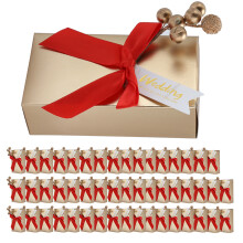 Einfach aufzubauende Geschenkbox, elegantes Design, stilvolle Verpackung, wiederverwendbare Geschenkboxen, wasserabweisende Oberfläche, für