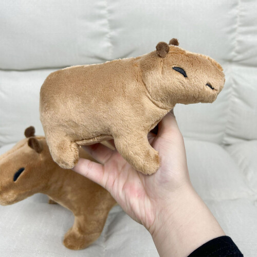 Μαλακά άγρια ζώα: Λούτρινο παιχνίδι Capybara, εξαιρετική διακόσμηση για κάθε χώρο, 2
