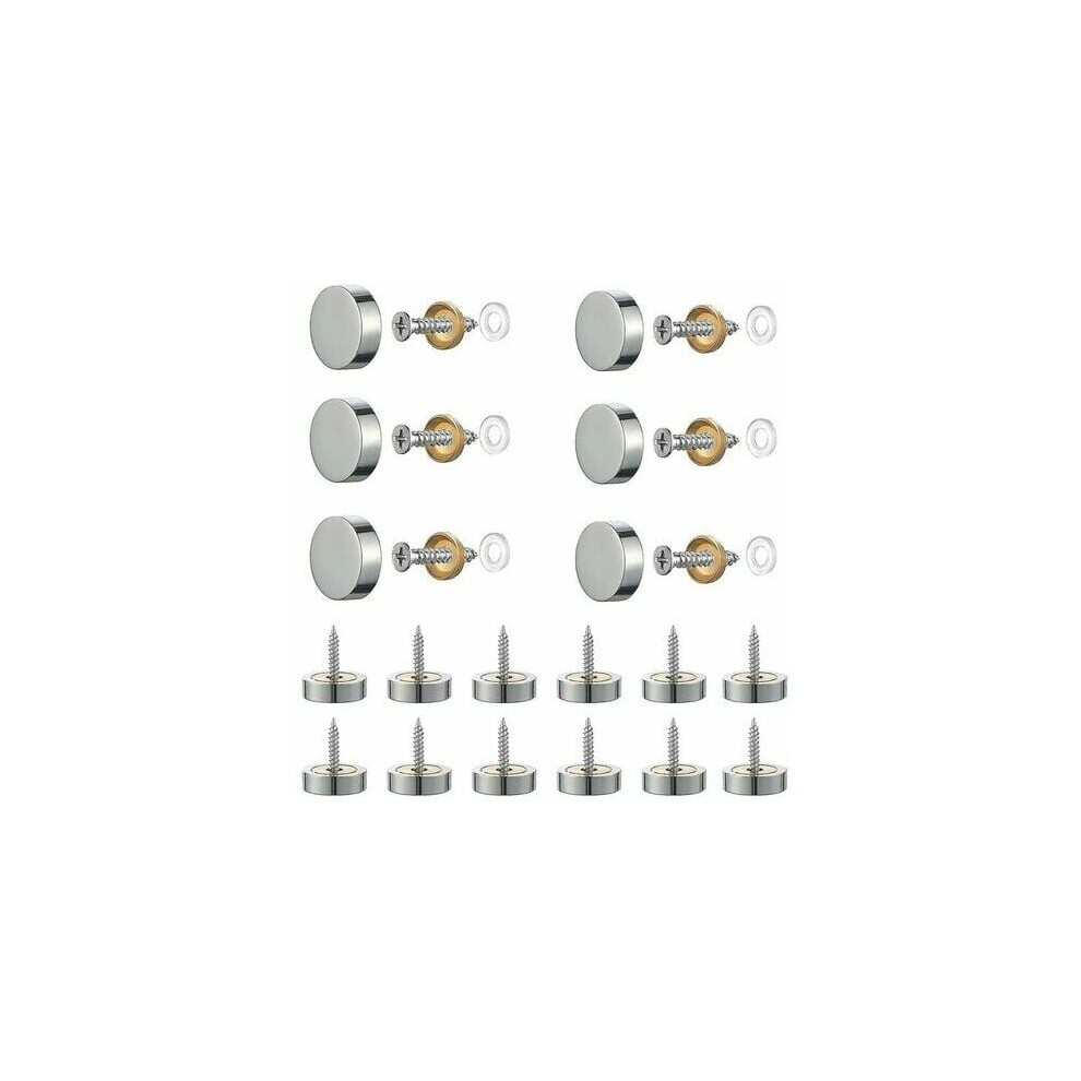 Solid Brass Flat Round Screw Cover, Satisfaction Guaranteed With Anti-Oxidation Rare Earth Magnets For Commercial And Educational Use 9423501434425