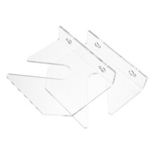 4 Pcs Horizontal Skateboard Wall Mount Rack With Snowboard Hangers