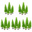 75Pcs Lightweight Plastic Iron Mini Trees for Train Scenery 3
