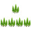 75Pcs Lightweight Plastic Iron Mini Trees for Train Scenery 6