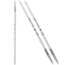 15Pcs Thin Nail Art Drawing Pens White Plastic Salon Manicure Brushes