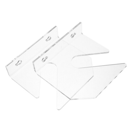 4 Pcs Horizontal Skateboard Wall Mount Rack With Snowboard Hangers 2