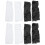 4Pairs Decorative Fingerless Gloves Polyester Ripped Gothic Style 6