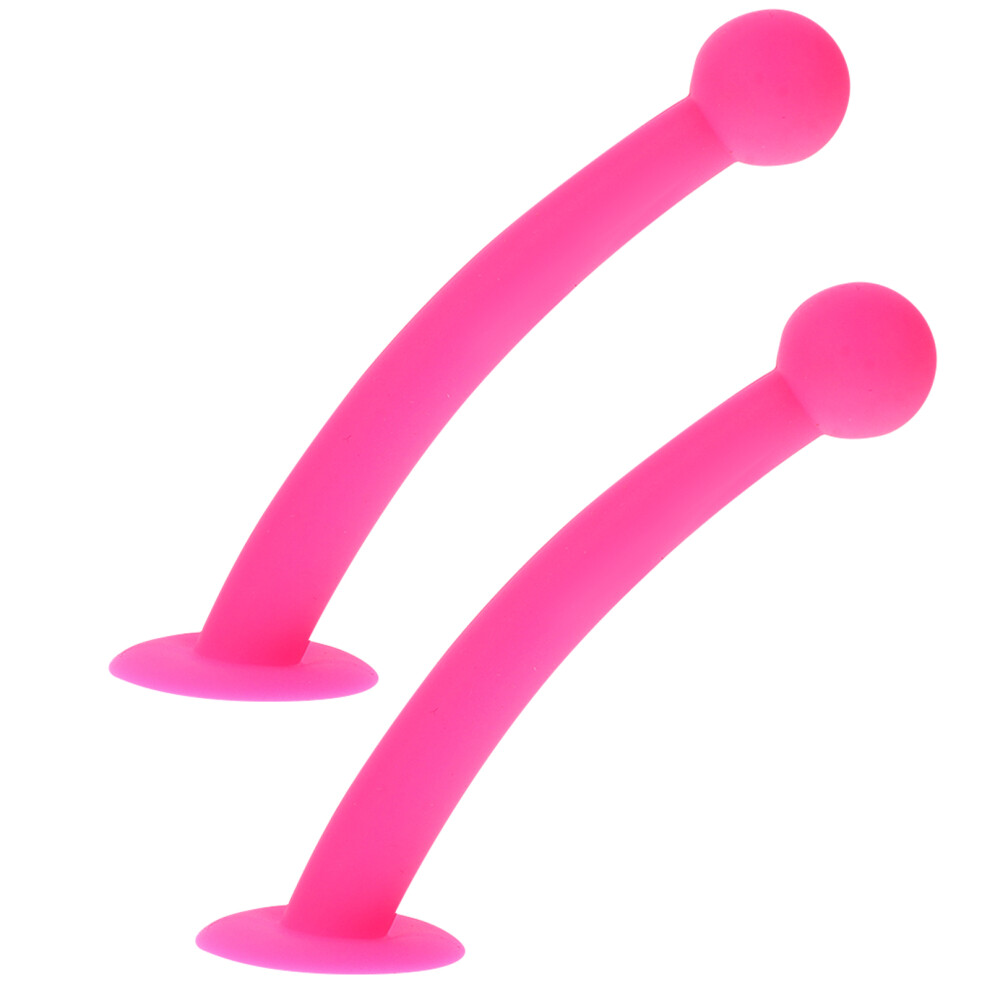 3Pairs Motorcycle Helmet Silicone Tentacles With Rosy Suction Antennae 3621955969081