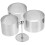 2 Sets Mousse Ring Tool Silver Platen Stainless Steel 3