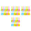 48 Pcs Kids Sand Lightweight Portable Gardening Tools 9