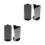 4 Pcs 3-Sided Clear Table Menu Stand For Restaurants Office Home 4