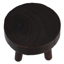 2Pcs Brown Wooden Flower Stand Outdoor Indoor Plant Display Shelf