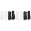 4Pairs Decorative Fingerless Gloves Polyester Ripped Gothic Style 3