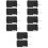 10Pcs Microwave Oven Door Part Normally Open Switch Durable Black 8