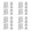 24Pcs Space-Saving White Plastic Crank Handle Brackets for Curtains 5
