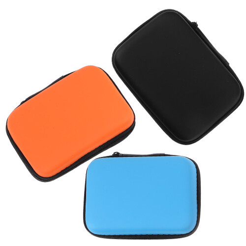 3Pcs Hard Drive Case 2.5 Inch HDD Storage Protective Carrying Bag