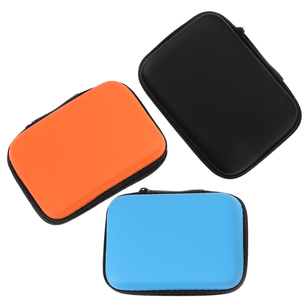 3Pcs Hard Drive Case 2.5 Inch Hdd Storage Protective Carrying Bag 3621955969869