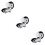 3pcs Shower Caddy Suction Cup Wall Mount Shower Head Holder Easy Install No Drill 9
