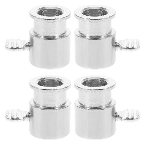 20Pcs Home Use Iron Bbq Sleeve Silver Practical Grill Accessories 2