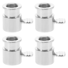 20Pcs Home Use Iron Bbq Sleeve Silver Practical Grill Accessories